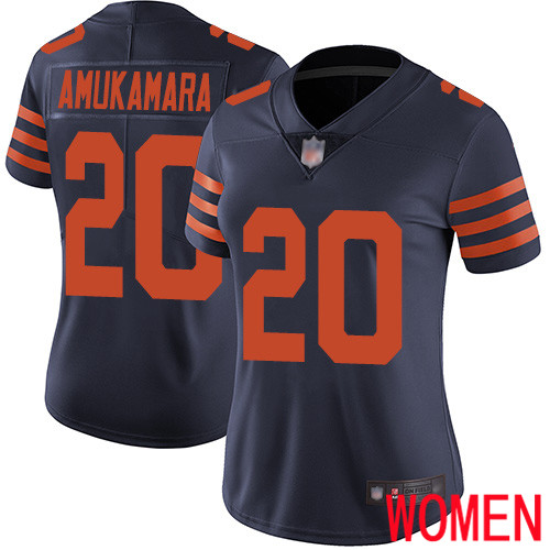 Chicago Bears Limited Navy Blue Women Prince Amukamara Jersey NFL Football #20 Rush Vapor Untouchable->youth nfl jersey->Youth Jersey